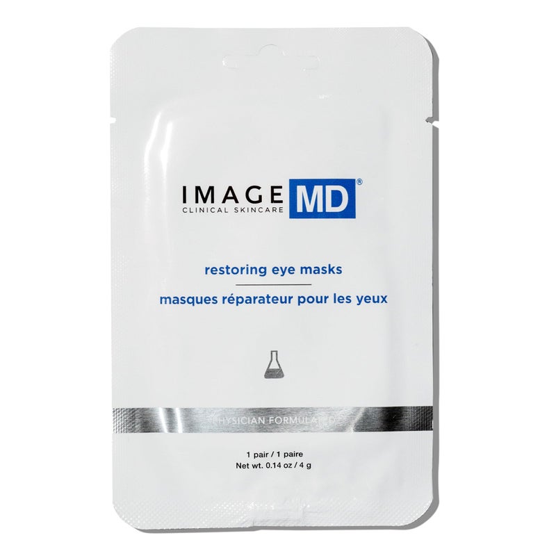 IMAGE Skincare, IMAGE MD Restoring Eye Masks, Hydrating Hydro-Gel Under Eye Masks, Visibly Firms and Hydrates with Triple Hyaluronic Acid, 1 pair - Image 1