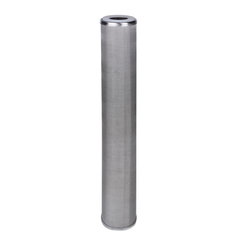 Amwater Stainless Steel ReCleanable Wire Mesh Filter Cartridge 20 Length 25 OD 50 Micron Easy to Clean Fits Standard Filter Housings 1 Count - Image 2