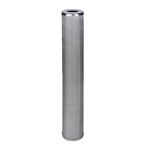 Amwater Stainless Steel ReCleanable Wire Mesh Filter Cartridge 20 Length 25 OD 50 Micron Easy to Clean Fits Standard Filter Housings 1 Count - Image 1