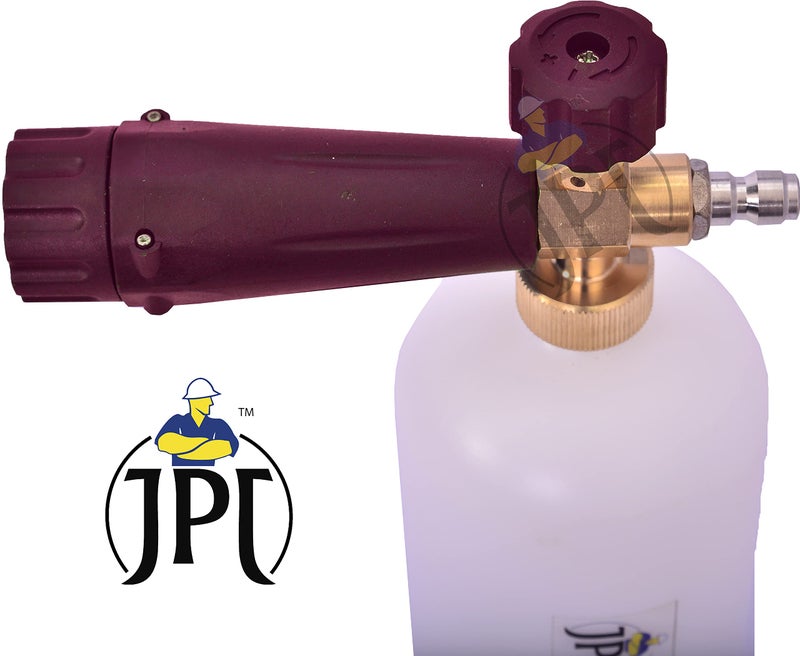 JPT Heavy Duty Professional Snow Foam Lance/Canon for Pressure Washer | Built with Real Copper & Brass Fitting (with Qc) - Brass - Image 2