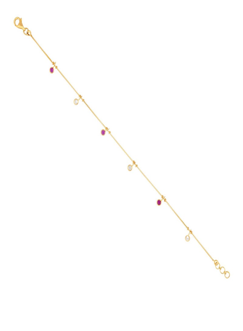 Malabar Gold and Diamonds 22 Karat 916 Purity Gold Bracelet BRZNS17958AE - Image 2