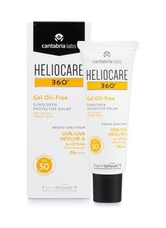 Heliocare, 360° Gel Oil Free Sunscreen, SPF 50, 50 ml