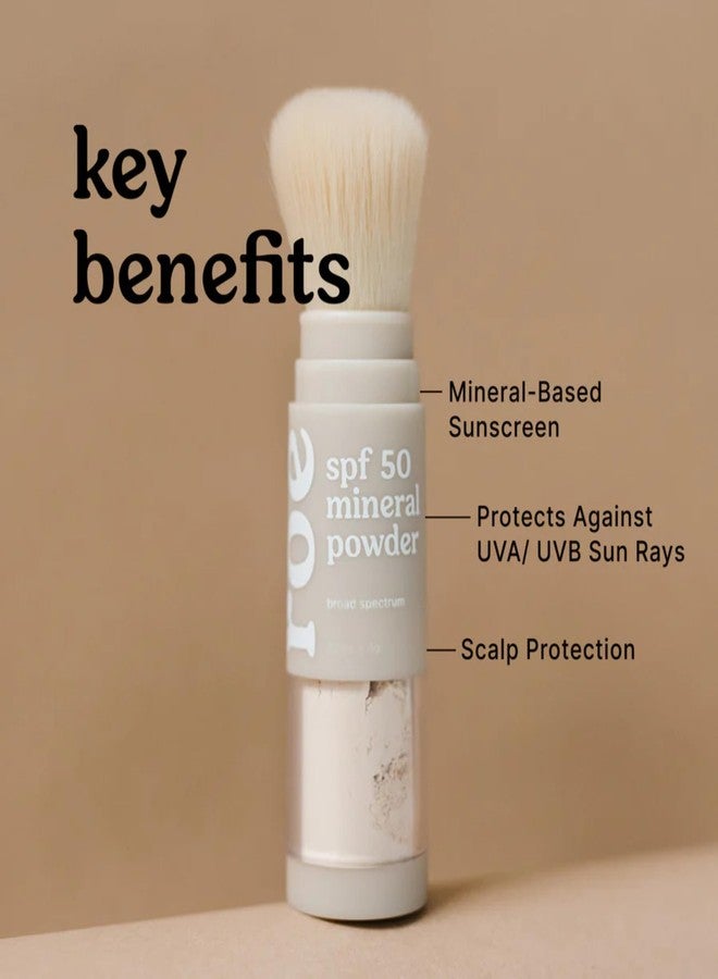 Roe Wellness- Kids SPF 50 Brush On Mineral Sunscreen Powder, Reef-Friendly, Easy to Apply for Kids, Babies & Parents - Image 3