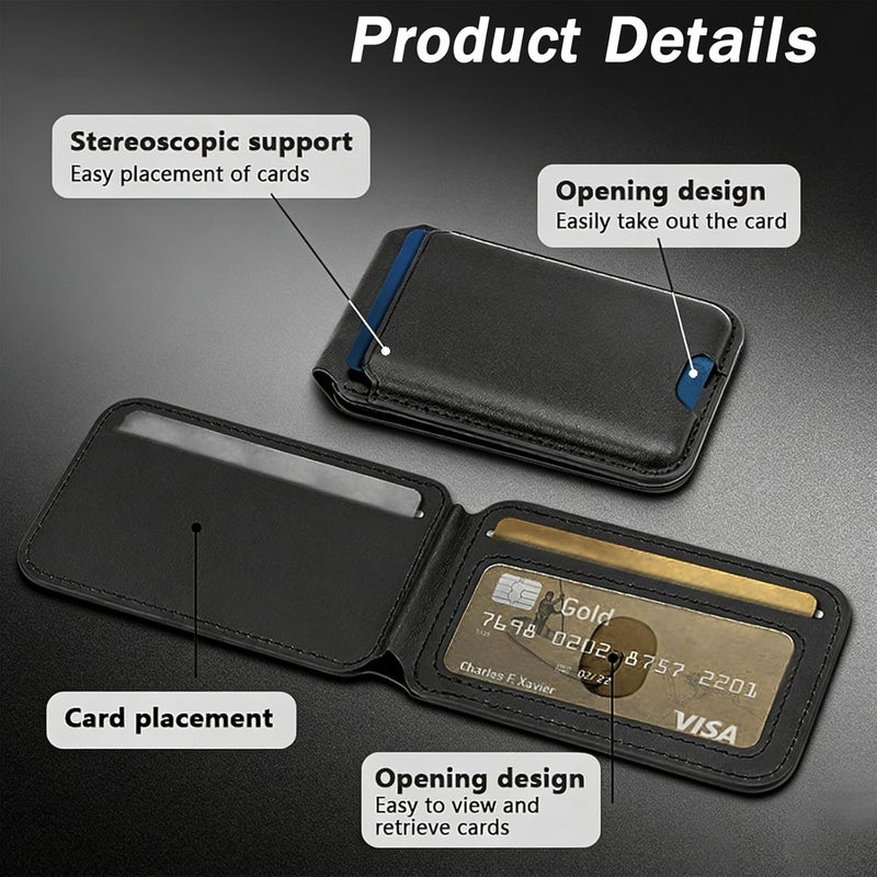 Fresilkora Magnetic Wallet, Magnetic Card Holder For Iphone, Powerful Magsafe Card Holder Wallet, Magnetic Phone Wallet, Magnetic Wallet Slim For Phone Case For Iphone 17/16/15/14/13/12 Pro/Pro Max/Plus Series - Image 3