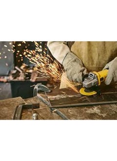 Stanley 750W Corded Electric Plastic Angle Grinder Black and Yellow 7.7 x 7.6 x 26.4 cm SG7115-B5  - Image 2