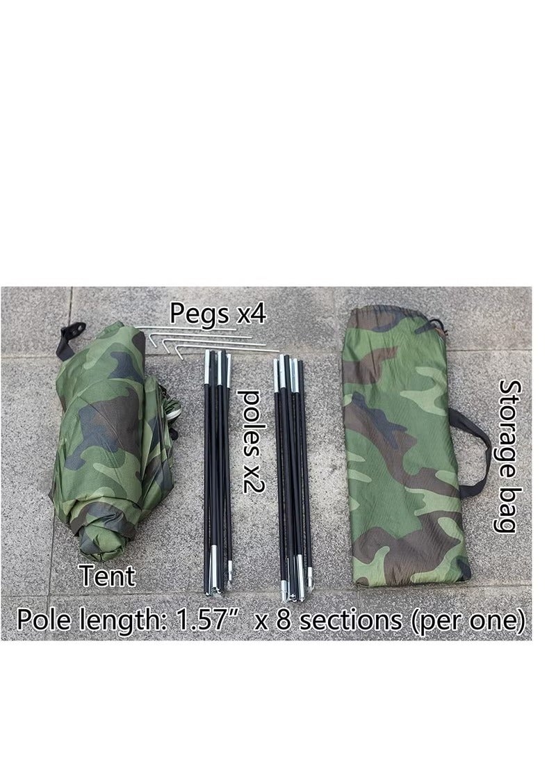 Generic Lightweight Camouflage Hiking Tent with Tote Bag/Outdoor Camping Tent, Suitable for Personal Adventure  - Image 5
