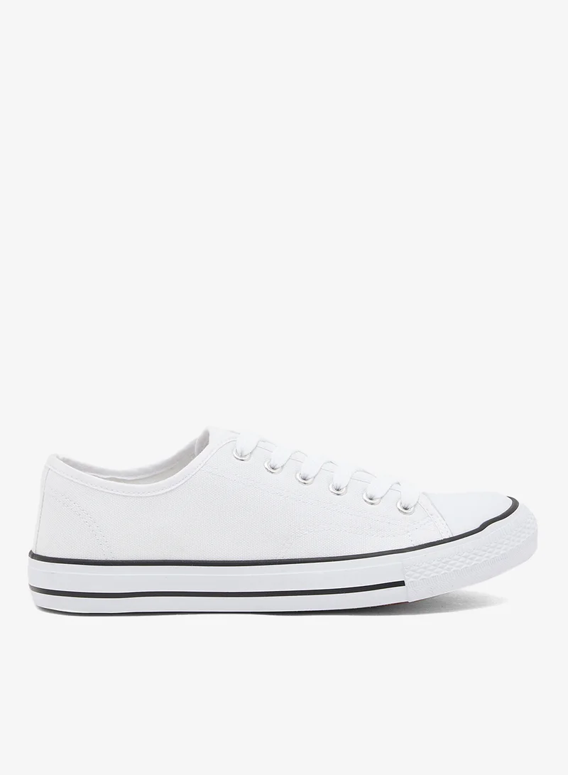 Lace Up Canvas Sneaker