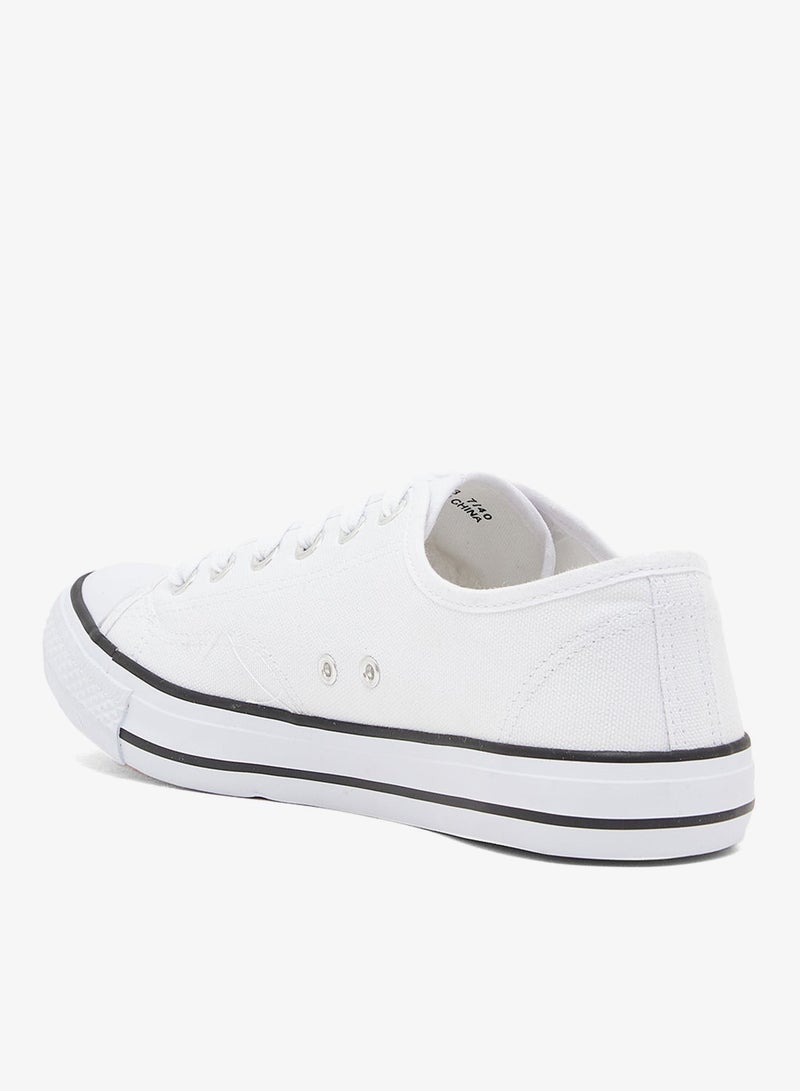 Spot-On Lace Up Canvas Sneaker - Image 2
