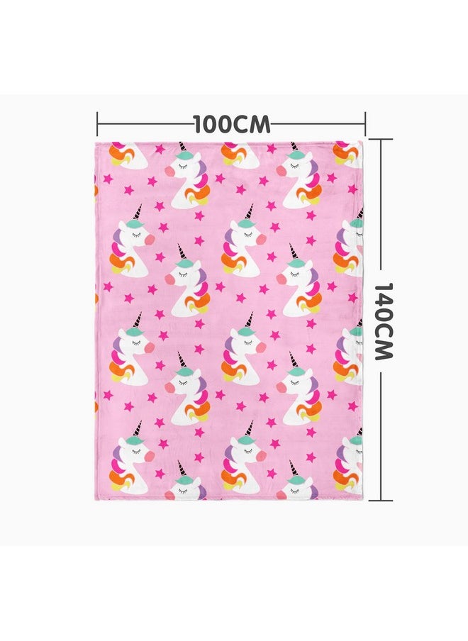 1st Step - All Season Baby Blanket (Unicorn, 100 X 140 Cms) - Image 1