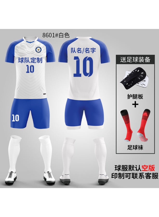 8601# White Football Jersey - Image 1
