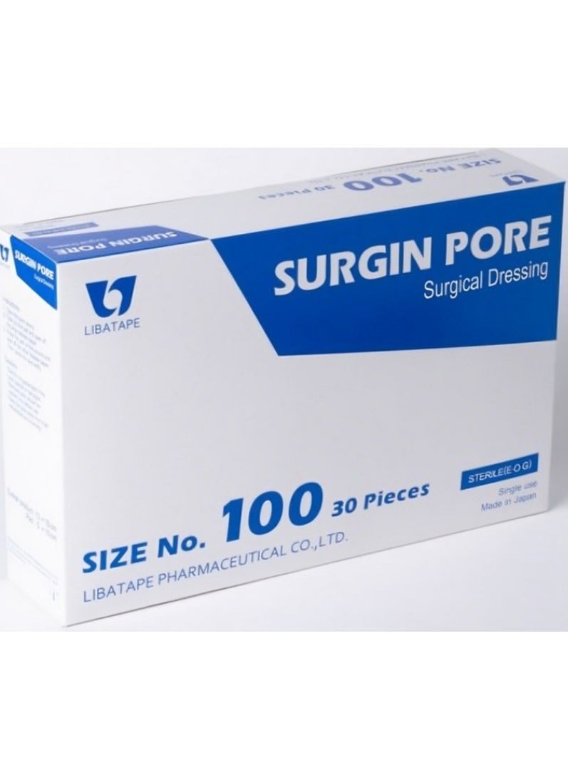 ضمادة جراحية SURGIN PORE – لاصقة طبية معقمة للالتصاق الآمن والتهوية الفائقة - مقاس 100