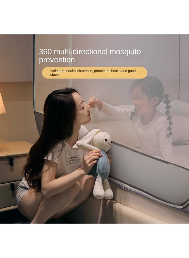 Bluejw 3H2024 New Installation-free Yurt Mosquito Net Can Be Folded Without Bracket Convenient Home Children's Student Dormitory - Image 4