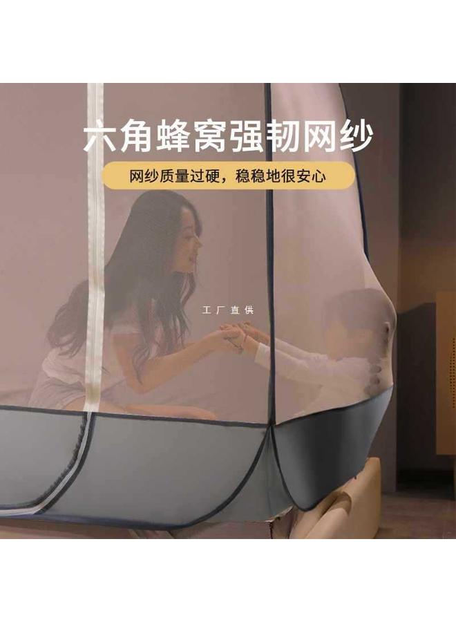 Bluejw 3H2024 New Installation-free Yurt Mosquito Net Can Be Folded Without Bracket Convenient Home Children's Student Dormitory - Image 2