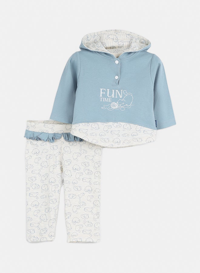 Baby Girls Interlock Pyjama set