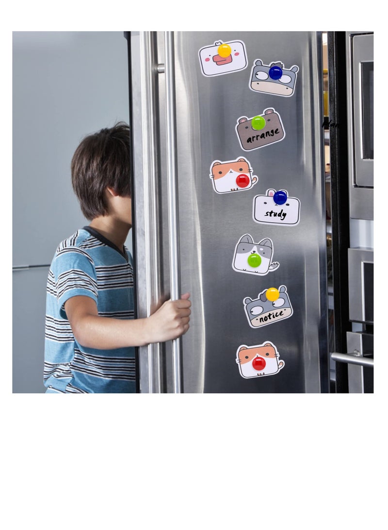 Cute Cartoon Animal Sticky Notes Set of 6 Self-Adhesive Memo Pads for School Office Home Use and Bookmarking Supplies - Image 4