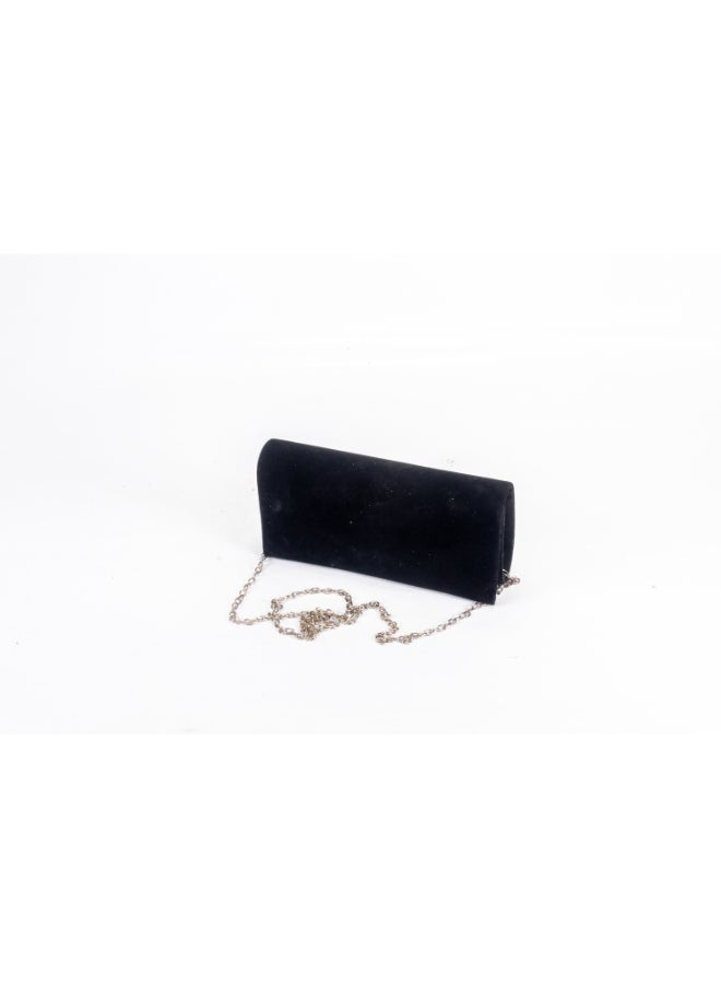 Generic Black Chamoiseather Soiree Bag  - Image 4