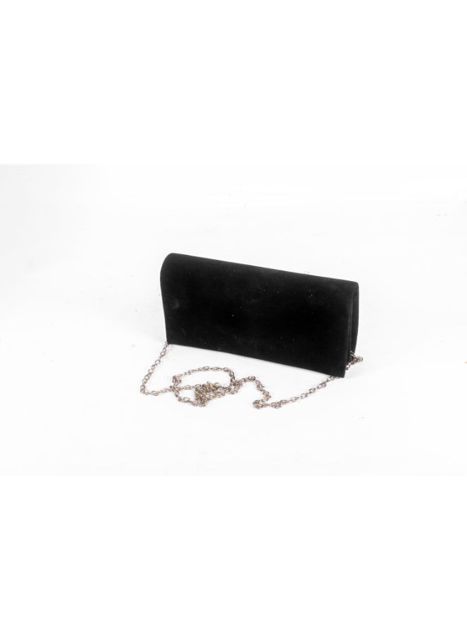 Generic Black Chamoiseather Soiree Bag  - Image 3
