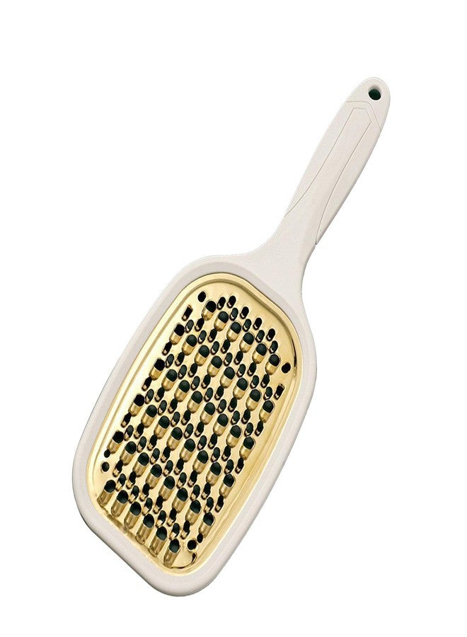 Haofy Potato Grater, Stainless Steel Vegetable Shredder for Carrot, Potato, Multi Purpose Grater, Easy to and Use with Simple Design (White Handle) - Image 1
