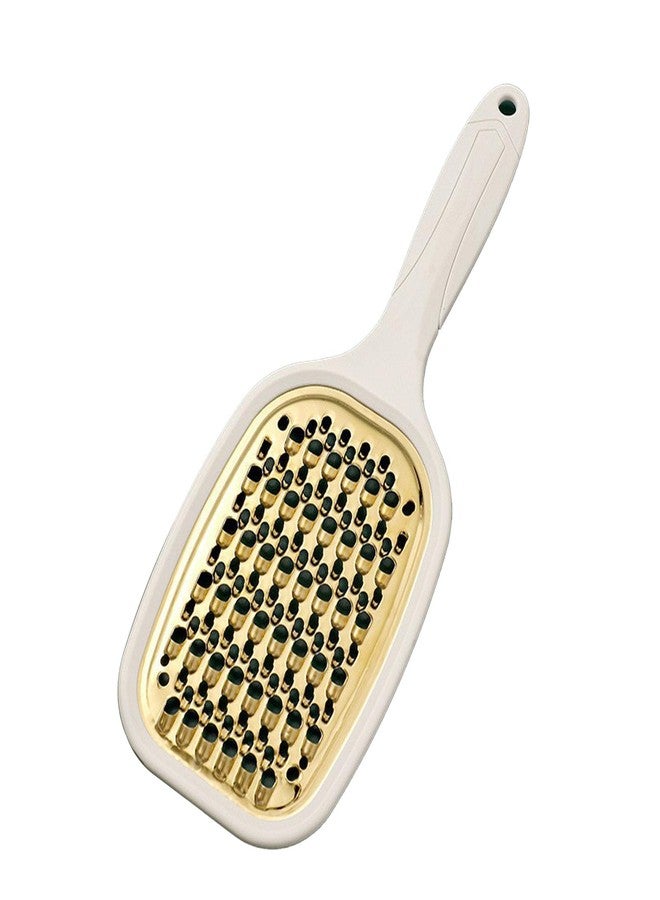 Haofy Potato Grater, Stainless Steel Vegetable Shredder for Carrot, Potato, Multi Purpose Grater, Easy to and Use with Simple Design (White Handle) - Image 4