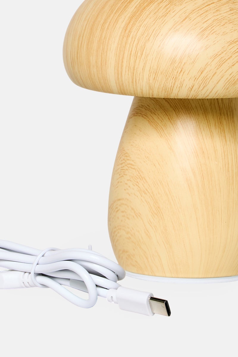 YOTO Mushroom Table Lamp, Brown - Image 3