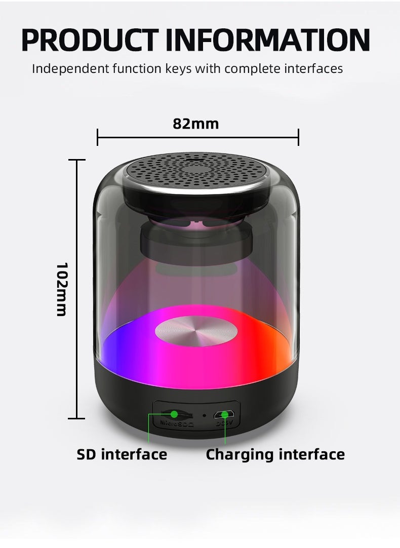 SAB - Portable Bluetooth Speaker Lamp Multicolour - Image 1