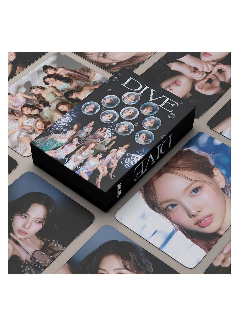 NIBEMINENT 55 Pcs Kpop TWICE DIVE Lomo Cards Card For Fans Collection Gifts - Image 2