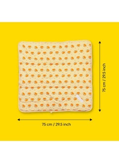 By 10Club By 10Club 3 In 1 Hooded Baby Blanket Wrapper (Yellow) ; All Season Soft Swaddle ; Nursing Gift ; Receiving Blanket ; Travel Friendly Quilt For Kids ; Unisex Comforter - pzsku/Z4631D7DB6533AD71ADBEZ/45/_/1692272536/3b61e805-b781-4fbf-b5f3-3d49cc2783a2