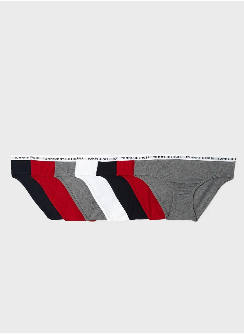 TOMMY HILFIGER Kids 7 Pack Logo Waistband Brief