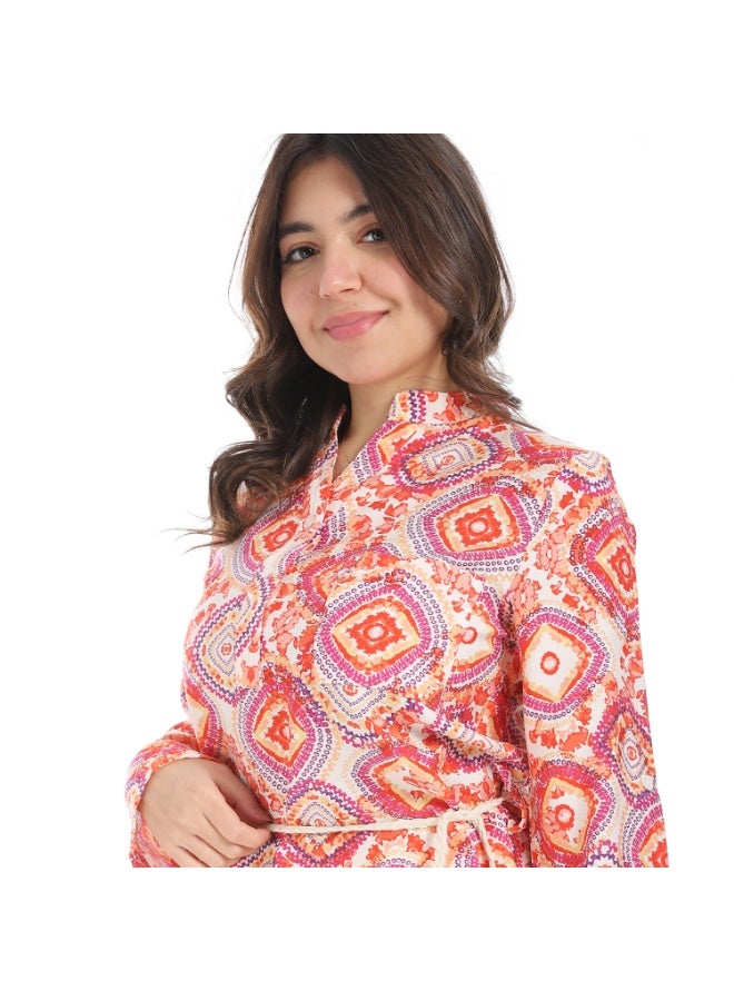 Cocktail 5671-blouse-off white*red - Image 4