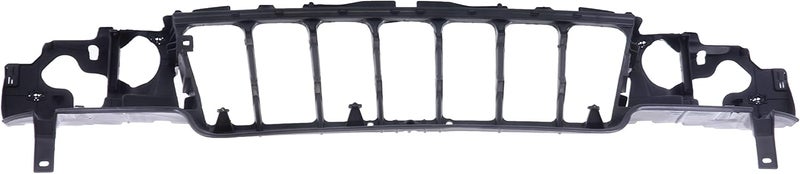 JustDrivably Replacement Parts Front Header Panel Grille Grill Opening Nose Panel Headlamp Headlight Mounting Panel Compatible With Jeep Grand Cherokee 1999 2000 2001 2002 2003 - Image 1