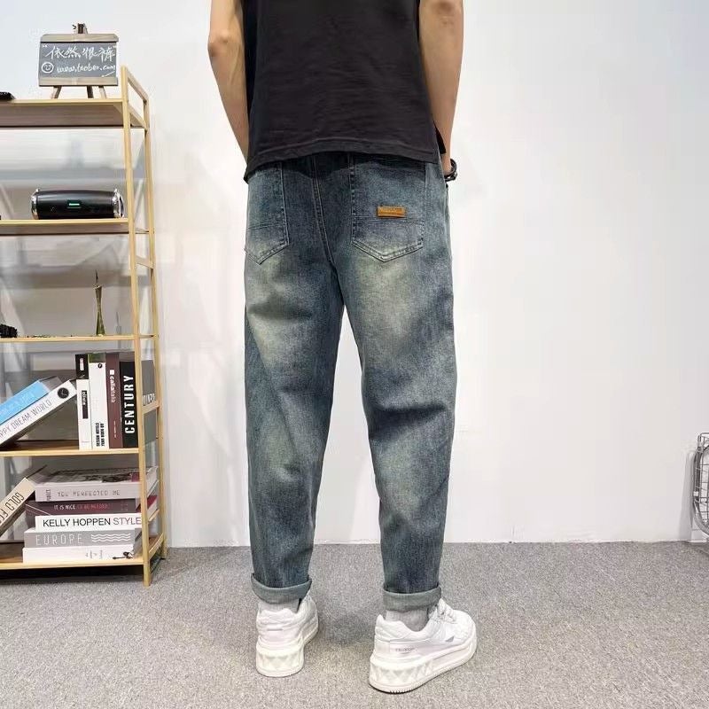 Unisex Classic Denim Jeans Loose Fit Daily Outdoor Wear - Image 4