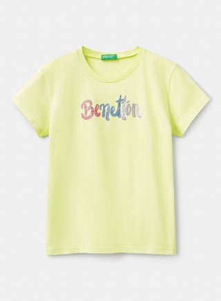 Girls T-Shirt With Glittery Logo In Cotton - pzsku/Z4631EAA45C8E99841BC5Z/45/1743674848/901eb428-e3f6-4e42-80a6-6bcec7146307