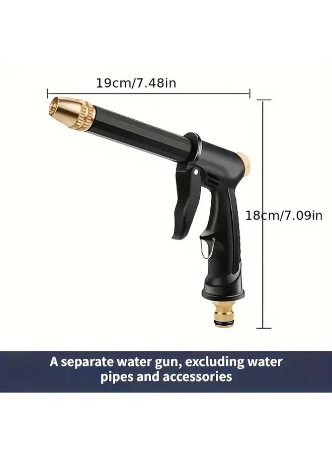 Black Portable High Pressure Washer Heavy Duty Car Washer Plant Sprayer 300 500 PSI 59 Inch Hose - Image 2