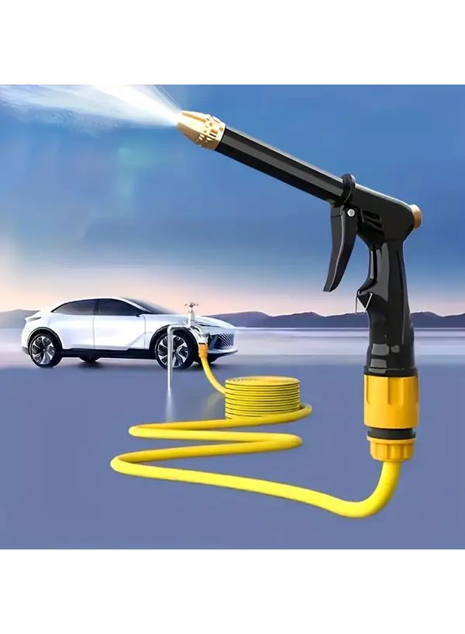 Black Portable High Pressure Washer Heavy Duty Car Washer Plant Sprayer 300 500 PSI 59 Inch Hose - Image 1