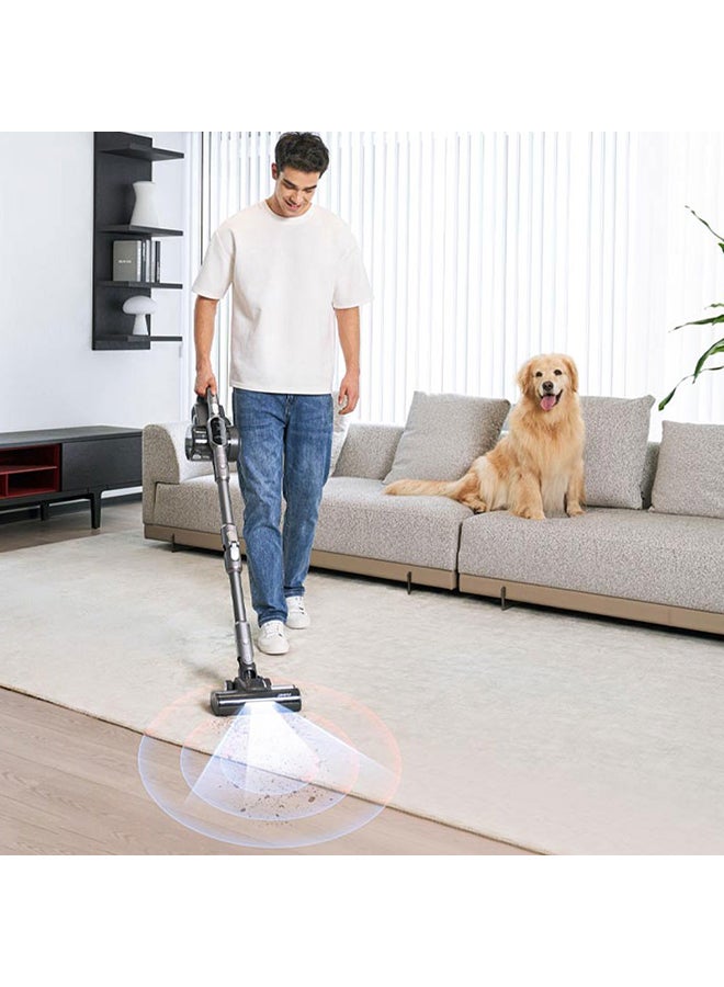 جيمي مكنسة كهربائية لاسلكية متعددة الاستخدامات بشاشة LED وكشف الغبار - Image 4