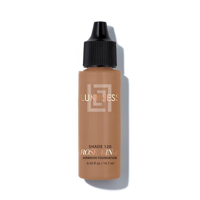 LUMINESS Rose 4-in-1 Airbrush Foundation - Shade 120, 0.50 oz - Image 1
