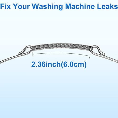 Dinghosen 134527100 Washer Boot Spring Clamp for Frigidaire Electrolux Washer Parts, Washing Machine Door Boot Seal Retaining Ring for Frigidaire Washer Parts, Prevents Water Leaks Stainless Steel - Image 5