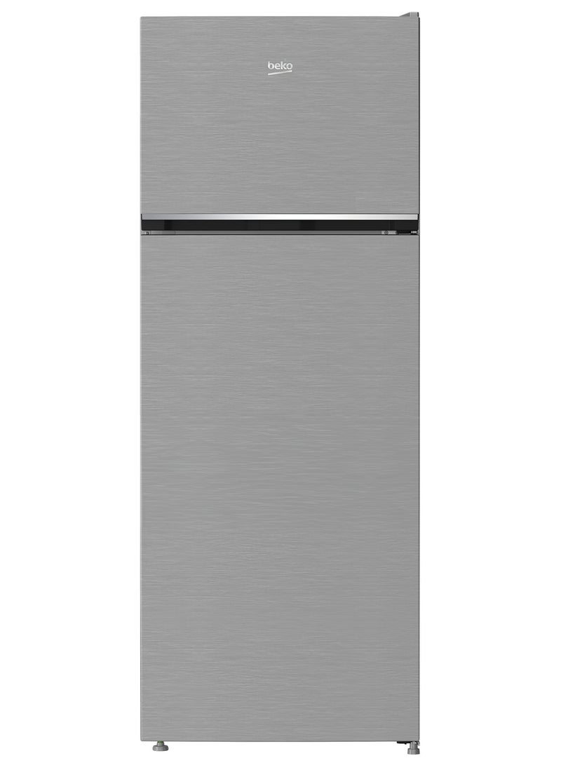 Beko No Frost Refrigerator 430 L Net - Top Freezer - RDNE455MK Silver - Image 2