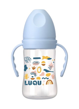 LuQu PP Feeding Bottle with Handle , 240ML ,Nipple size- L, 6+ months. - pzsku/Z46326E18EF335AA35865Z/45/_/1731921194/60d8708c-ead5-43a4-b5a3-ff94eadcb8ed