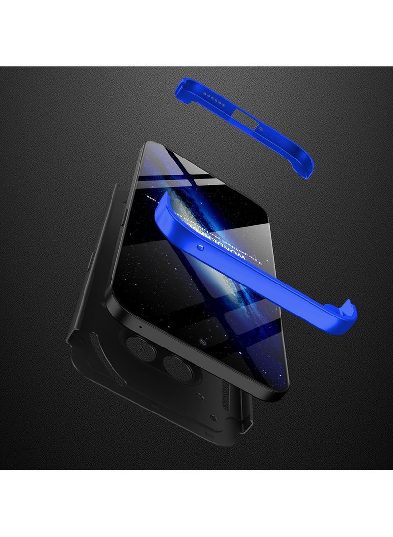 For Nothing Phone 2a Case, 360 Degree Full Body Hard Plastic Material Protective Back Cover, Detachable Split Slim Fit Shockproof Casing, Anti-Scratch Bumper Mobile Case - Image 4