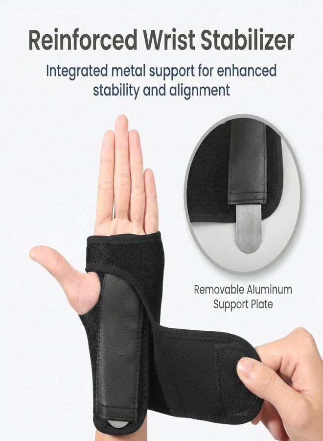 Cetaplast Orthopedic Wrist Splint with Metal Stay - Rigid Support Brace for Carpal Tunnel Syndrome, Fractures & Forearm Pain Right Hand - Image 2
