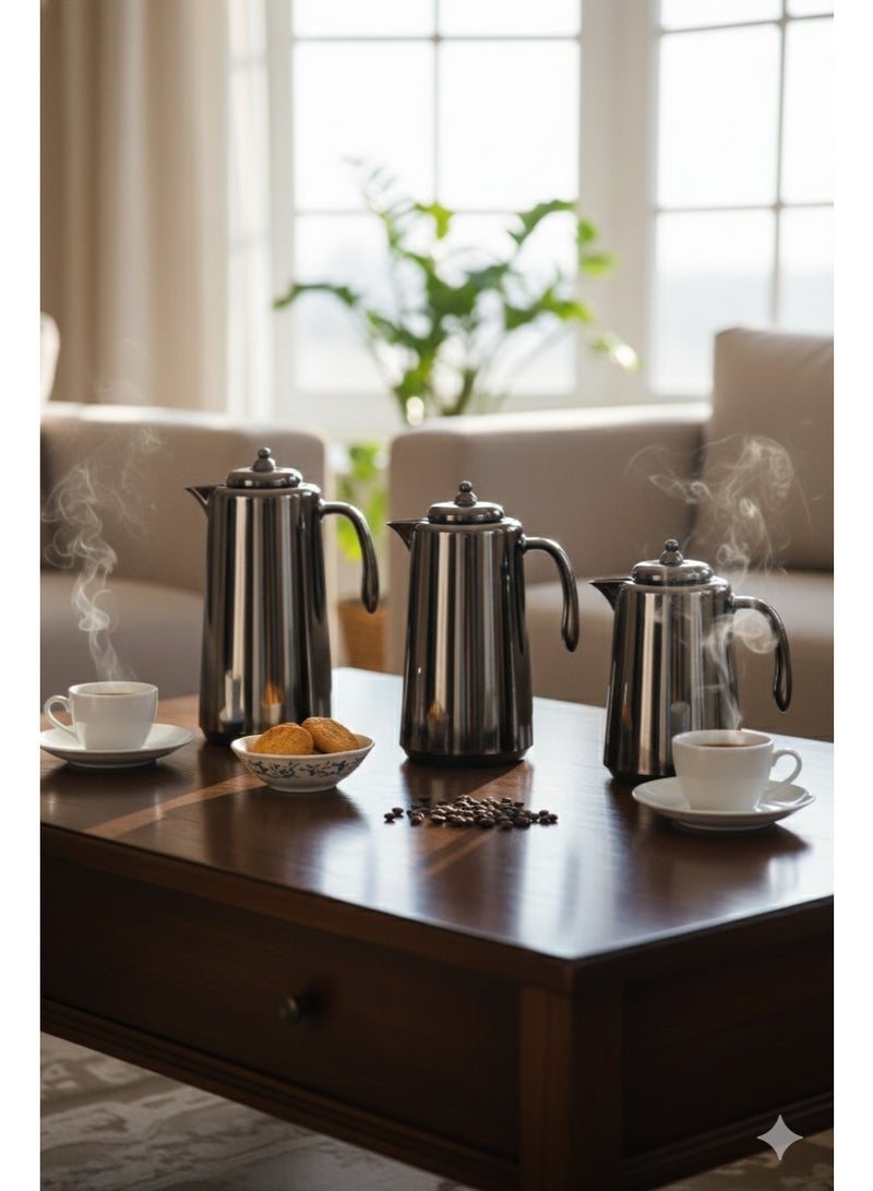 Najib Vacuum Flask – 1.3 Liter – Metal Body – Modern Design - Image 5