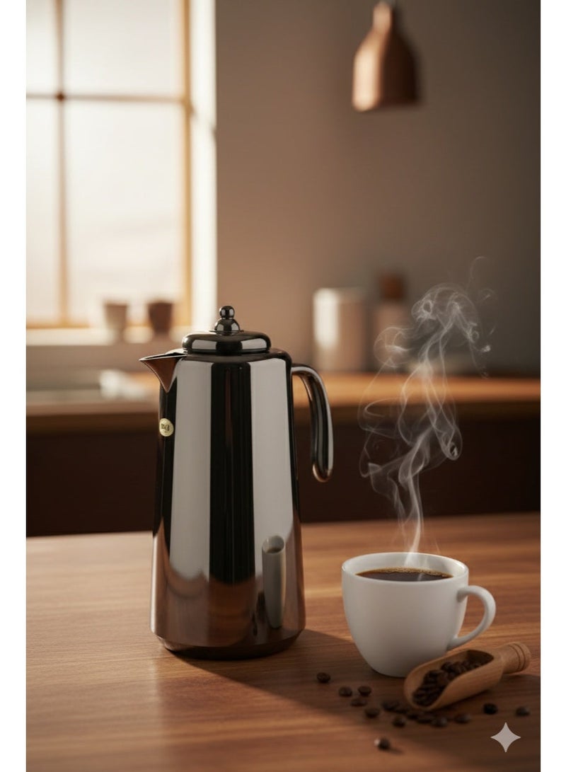 Najib Vacuum Flask – 1.3 Liter – Metal Body – Modern Design - Image 3