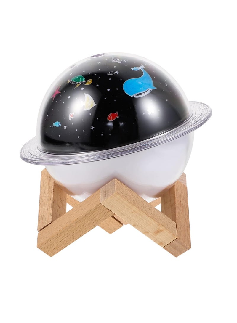 Digi Core مصباح بروجيكتور مرطب، جهاز عرض محيطي، ضوء ليلي لغرفة النوم، مرطب الهواء العطري، مرطب هواء صغير، مرطب الهواء في الليل، جودة الأرض - Image 1