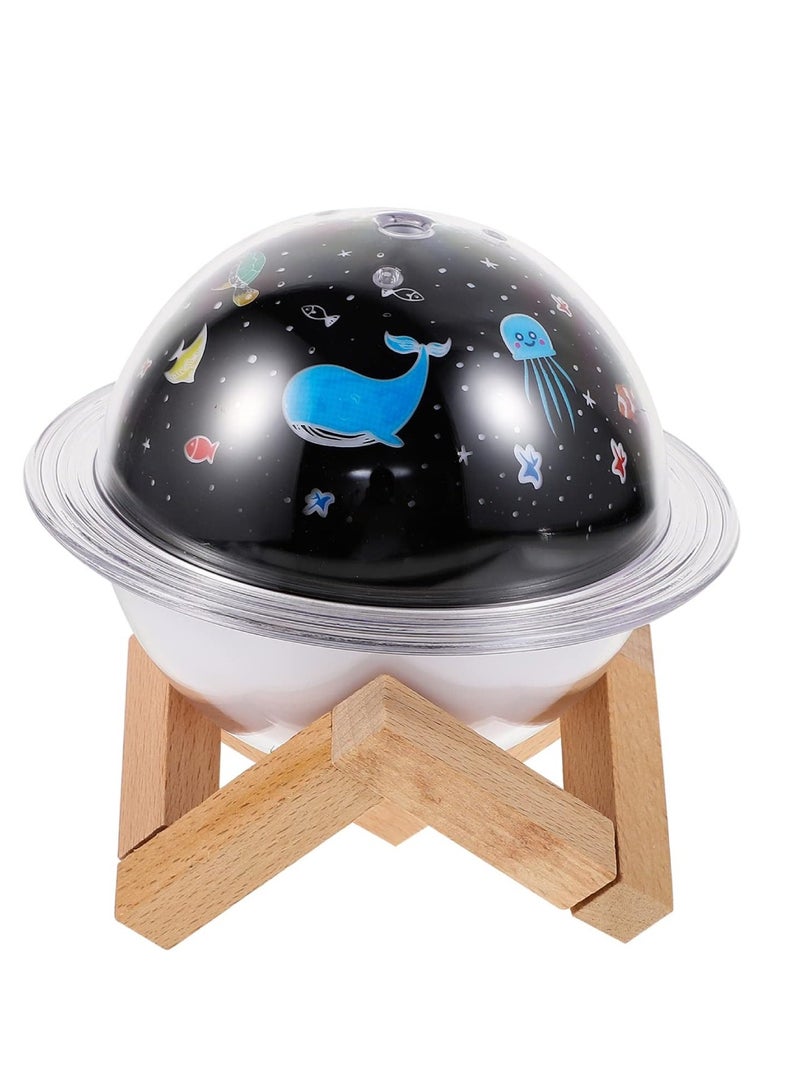 Digi Core مصباح بروجيكتور مرطب، جهاز عرض محيطي، ضوء ليلي لغرفة النوم، مرطب الهواء العطري، مرطب هواء صغير، مرطب الهواء في الليل، جودة الأرض - Image 3