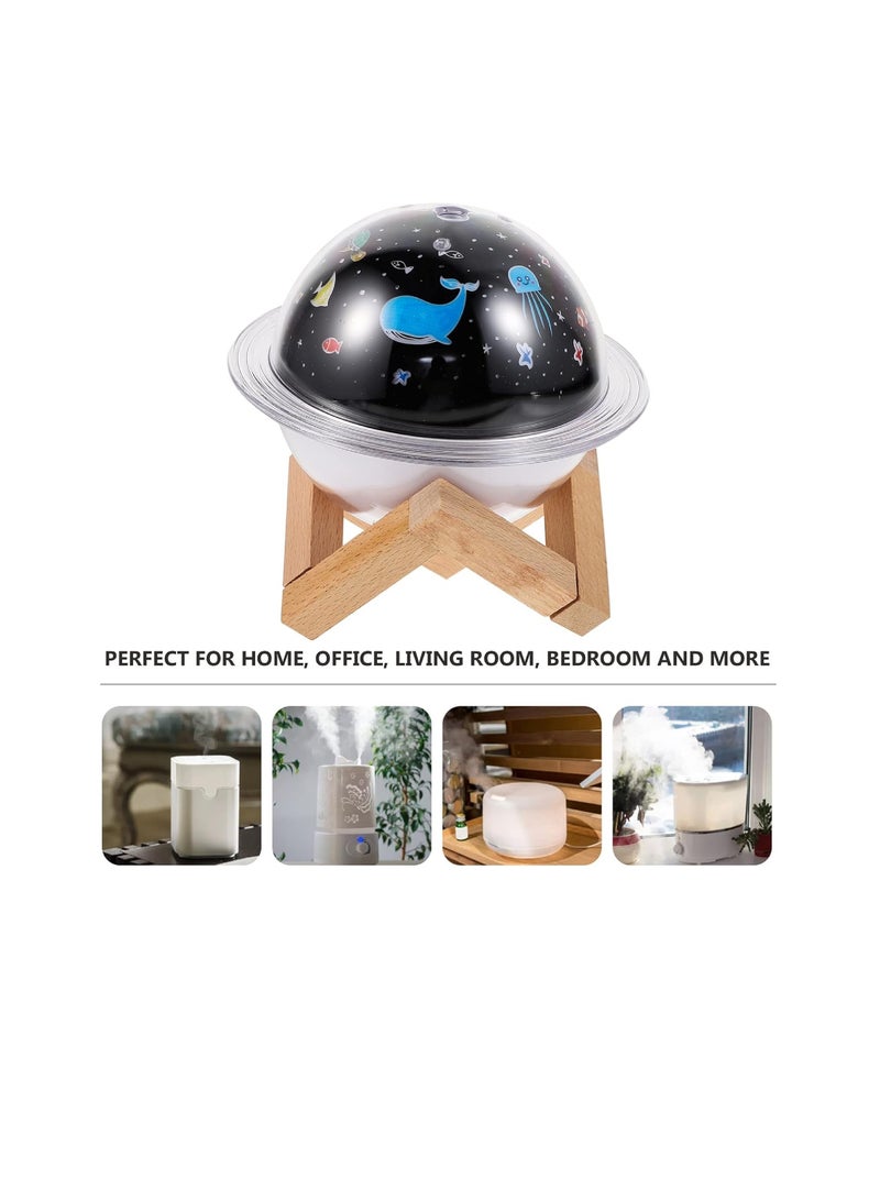 Digi Core مصباح بروجيكتور مرطب، جهاز عرض محيطي، ضوء ليلي لغرفة النوم، مرطب الهواء العطري، مرطب هواء صغير، مرطب الهواء في الليل، جودة الأرض - Image 5