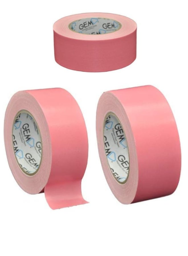 جم شريط لاصق دكت تيب جيم بريميوم، عرض 50 مم، طول 25 متر، لاصق قوي للغاية، لون وردي - Image 4