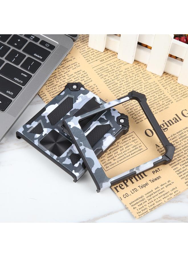 اس-توب جراب لهاتف Motorola Razr 40 Ultra Camouflage Armor Kickstand TPU + PC جراب مغناطيسي للهاتف - Image 5