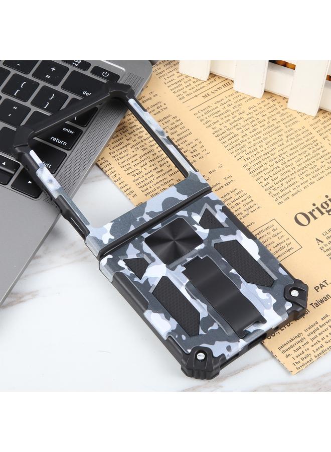اس-توب جراب لهاتف Motorola Razr 40 Ultra Camouflage Armor Kickstand TPU + PC جراب مغناطيسي للهاتف - Image 4