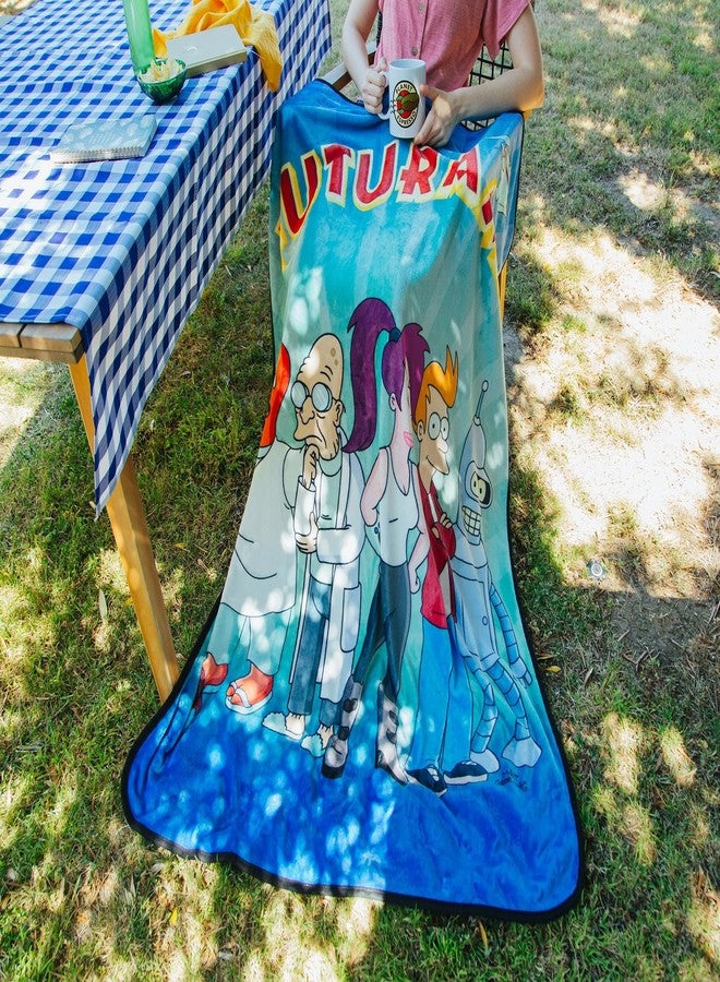 سيلفر بوفالو بطانية صوفية ناعمة من مجموعة "فيوتوراما بلانيت إكسبريس" | غطاء من البوليستر الناعم للأريكة والسرير | 45 × 60 بوصة - Image 5